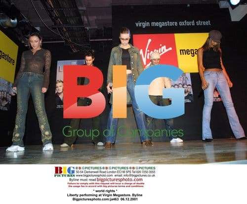 Liberty performs at Virgin Megastore