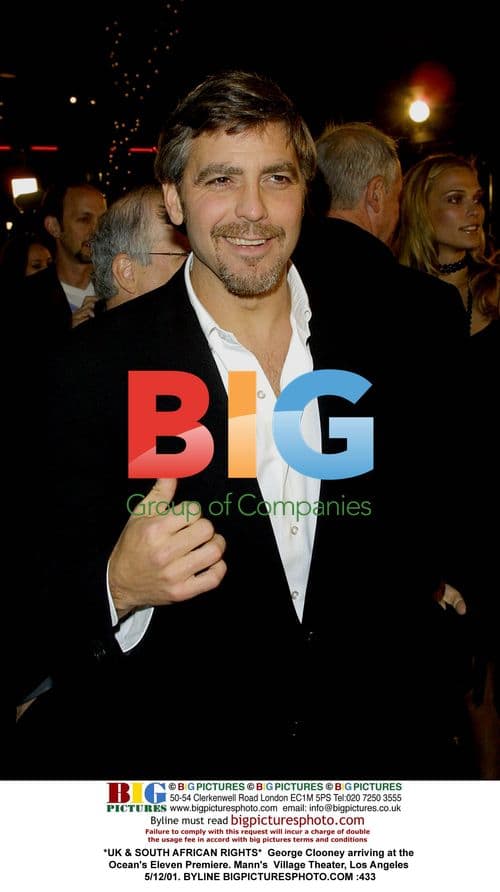 George Clooney at Ocean's Eleven Premiere