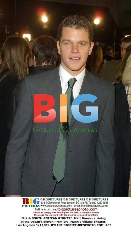 Matt Damon at Ocean's Eleven Premiere