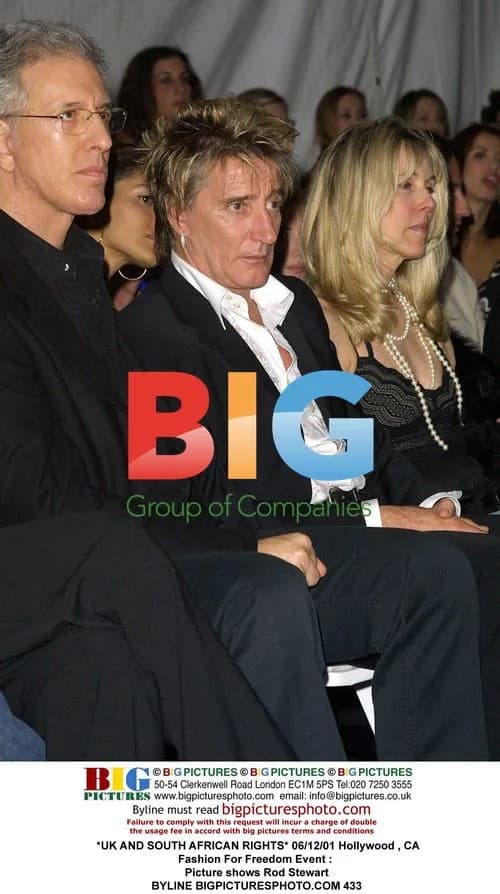Rod Stewart at Fashion For Freedom Event
