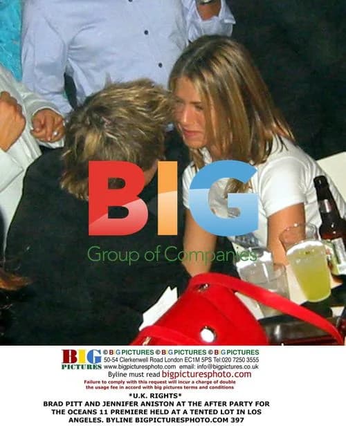 Brad Pitt and Jennifer Aniston at 'Ocean's 11' Premiere After Party