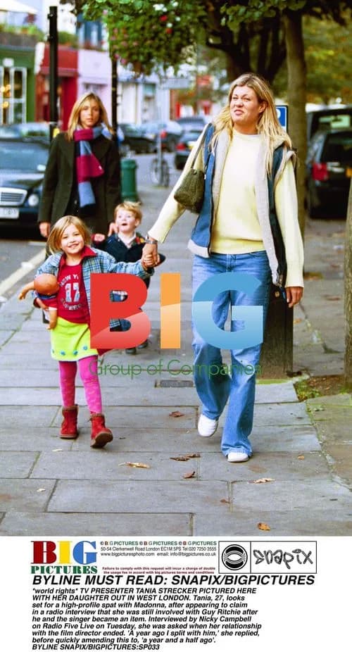 TV Presenter Tania Strecker Pictured with Daughter