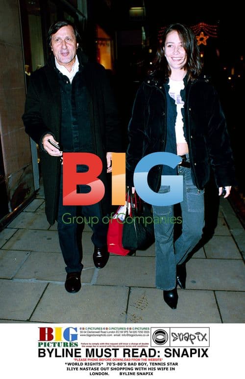 Tennis Star Iliye Nastase Out Shopping in London