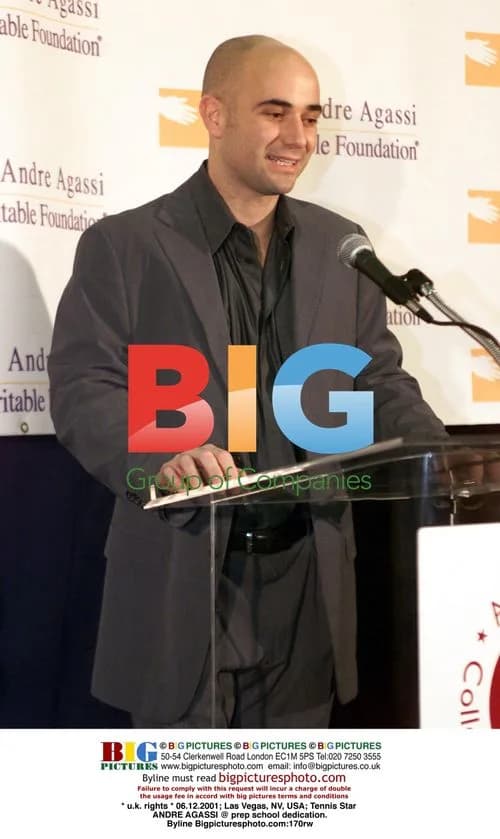 Andre Agassi at Prep School Dedication