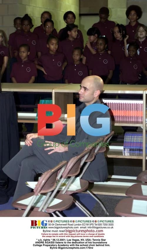 Andre Agassi at College Prep Academy Dedication