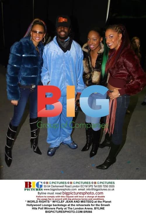 Wyclef Jean and Misteeq at Smash Hits Party