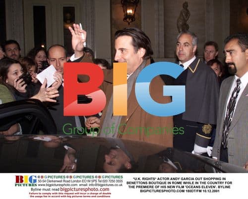 Andy Garcia Shopping in Rome