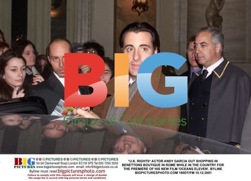 Andy Garcia Shopping in Rome