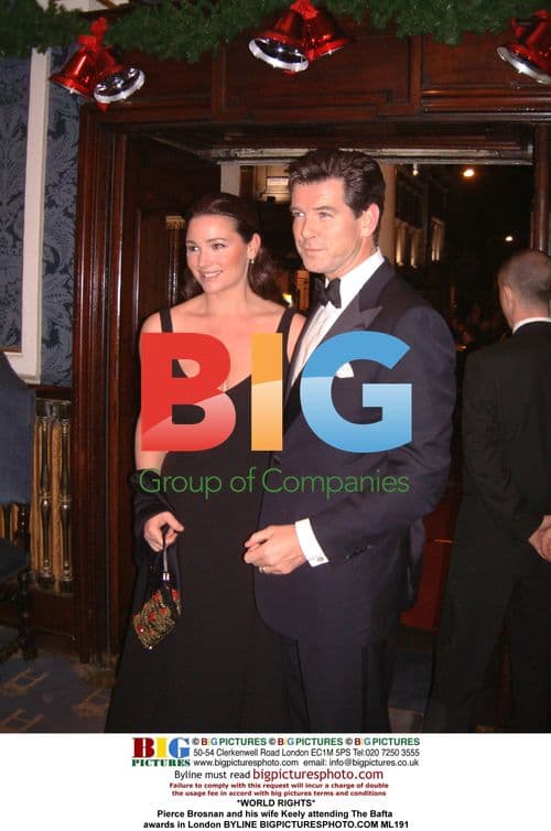Pierce Brosnan and Wife Attend Bafta Awards