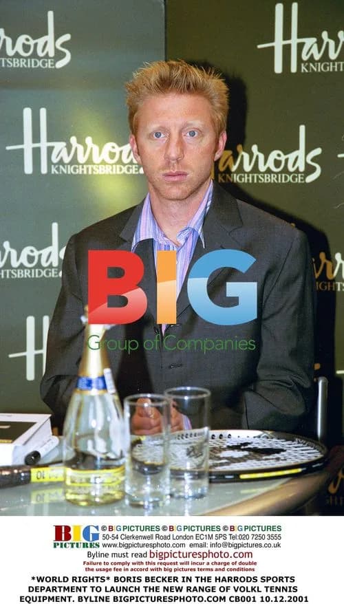 Boris Becker Launches Volkl Tennis at Harrods