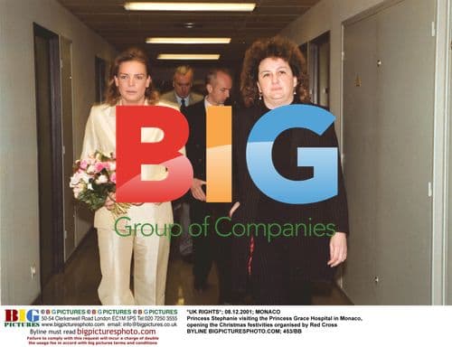Princess Stephanie visits Princess Grace Hospital