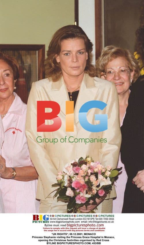 Princess Stephanie visits Princess Grace Hospital