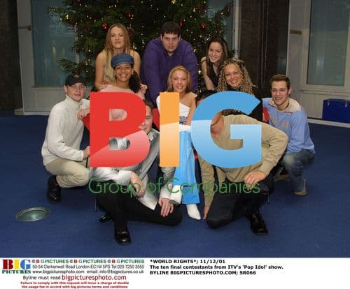The 10 'Pop Idol' finalists
