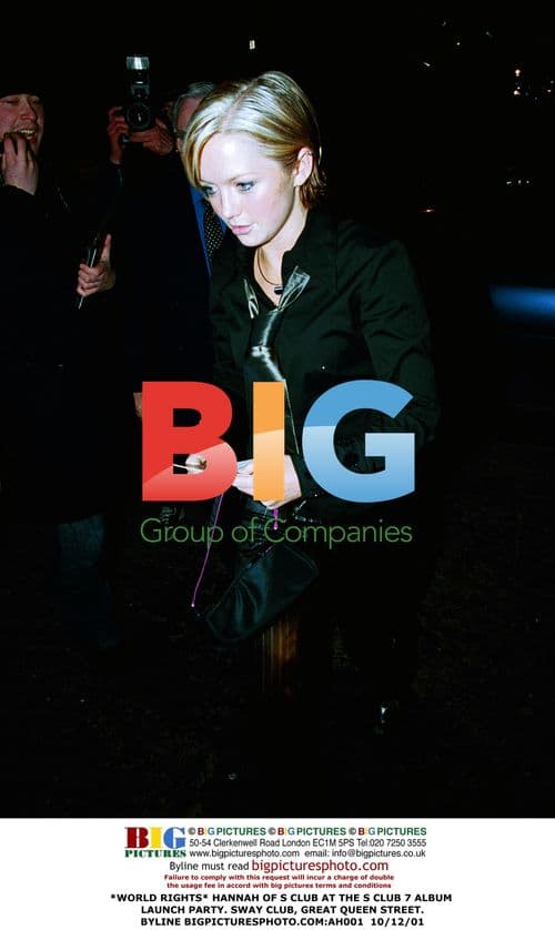 Hannah of S Club at S Club 7 Album Launch