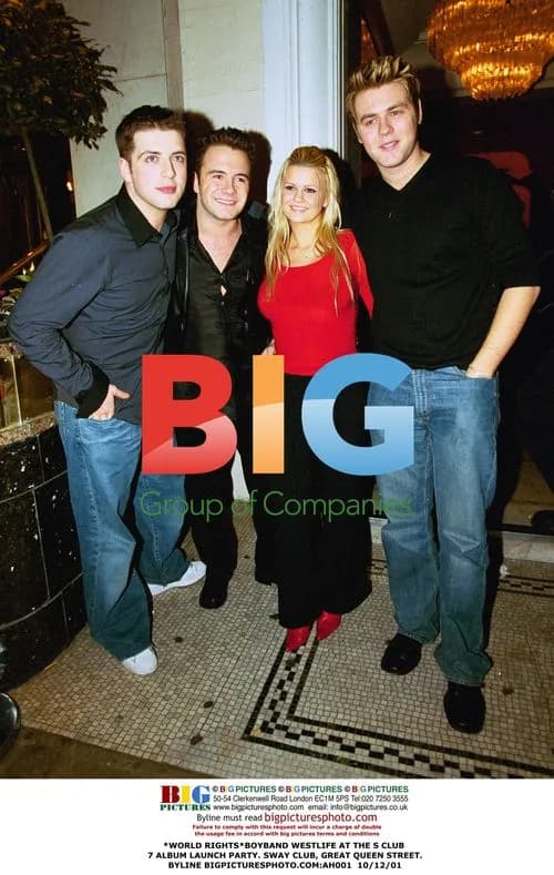 Westlife at S Club 7 Album Launch Party