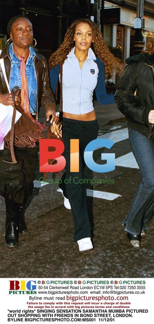 Samantha Mumba Shopping in London