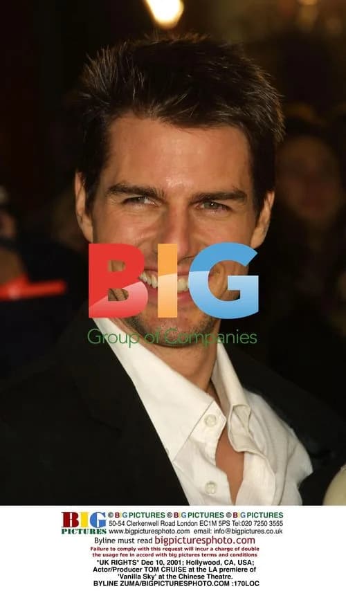 Tom Cruise at 'Vanilla Sky' LA Premiere
