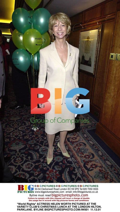 Actress Helen Worth at Variety Club Christmas Lunch