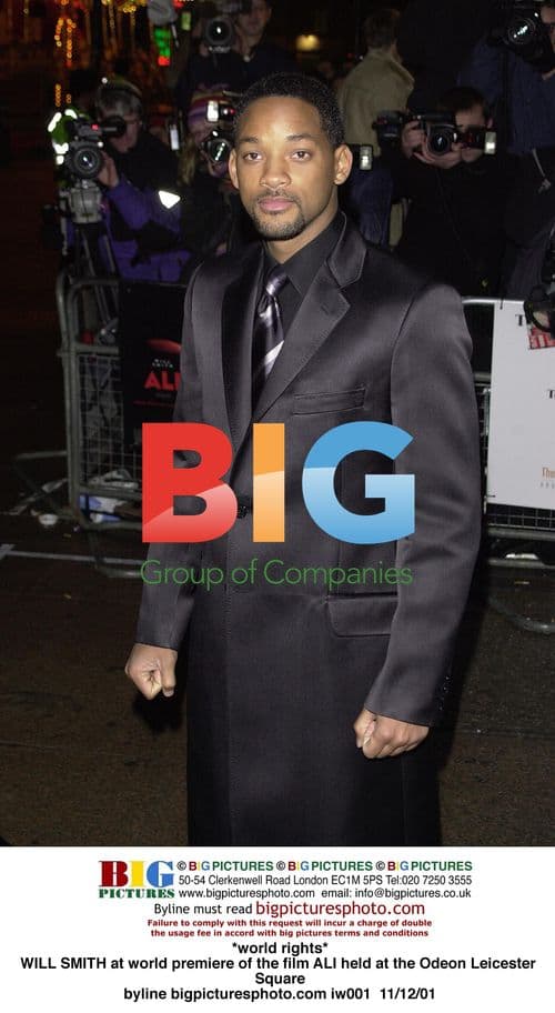 Will Smith at ALI Premiere