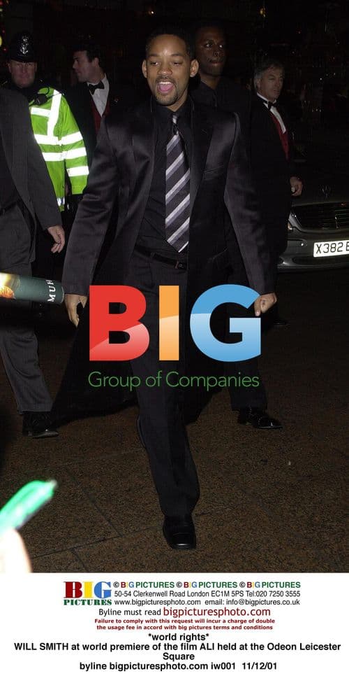 Will Smith at ALI World Premiere