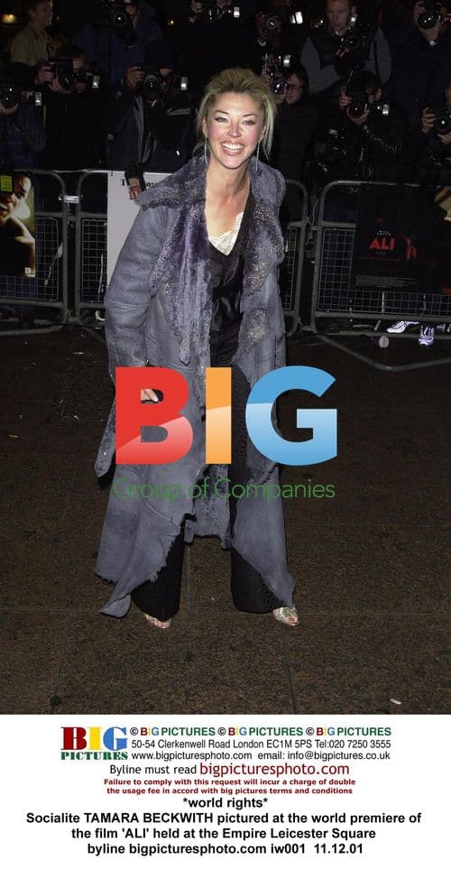 Tamara Beckwith at 'ALI' film premiere