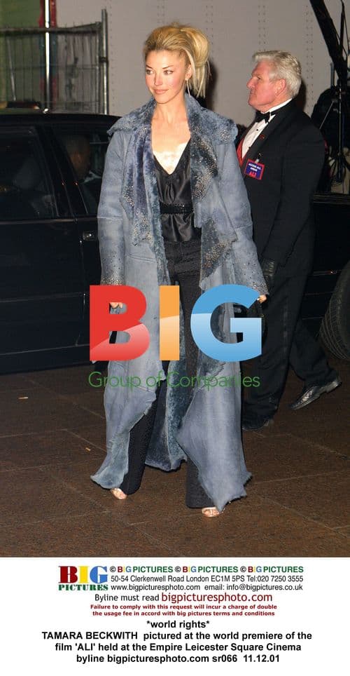 TAMARA BECKWITH at 'ALI' world premiere