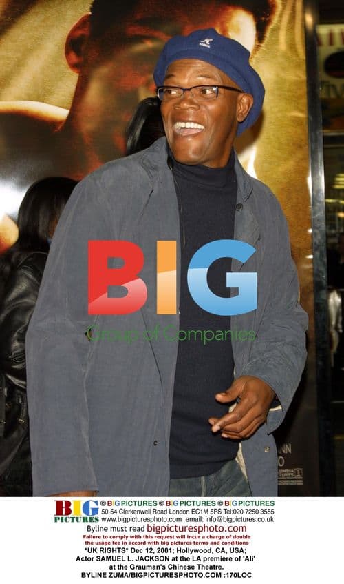 Samuel L. Jackson at 'Ali' LA Premiere