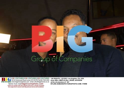 Will Smith & Jesse Jackson at 'Ali' Premiere