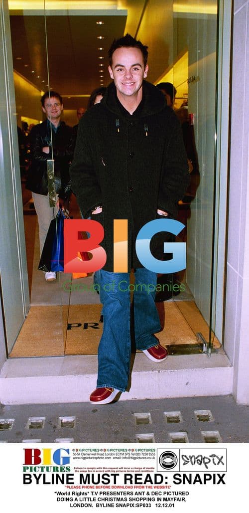 T.V Presenters Ant & Dec Shop in London