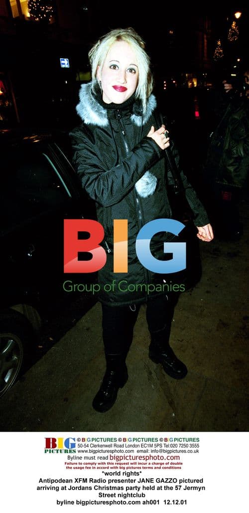 JANE GAZZO at Jordans Christmas Party