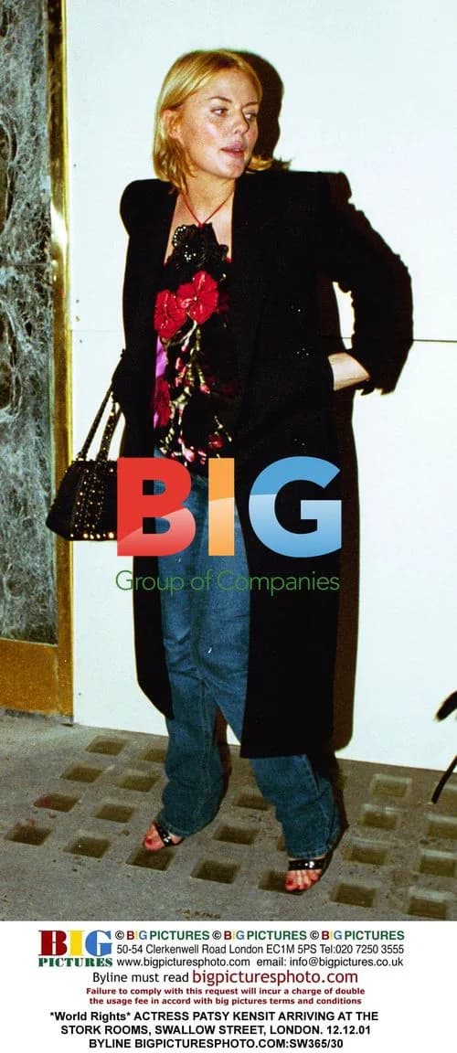 Patsy Kensit arriving at the Stork Rooms
