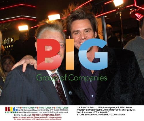 Dangerfield and Carrey at 'The Majestic' premiere party