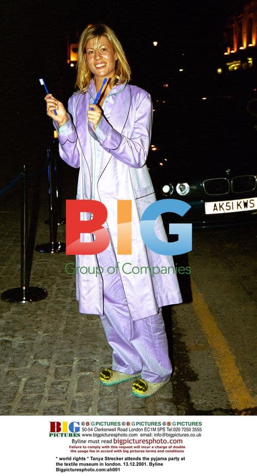 Tanya Strecker at textile museum pyjama party