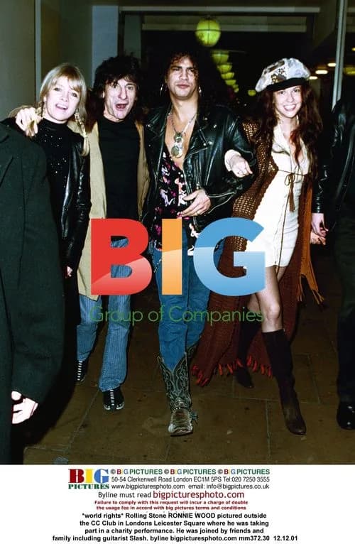 Ronnie Wood at Charity Gig in London