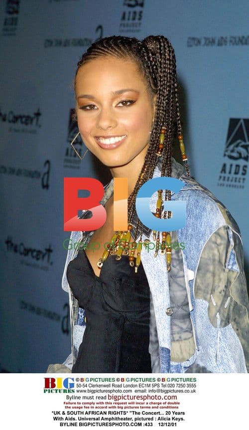 Alicia Keys at 20 Years With Aids Concert