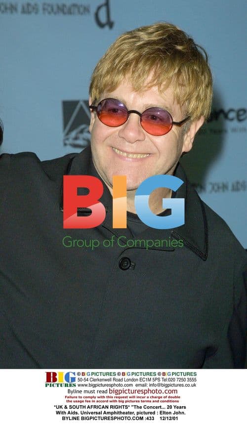 Elton John Performs at The Concert - 20 Years With Aids