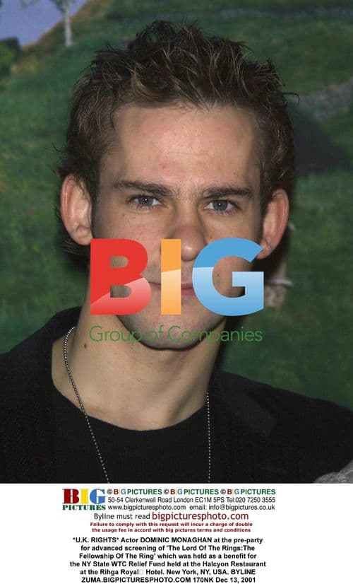 Dominic Monaghan at 'The Lord Of The Rings' pre-party