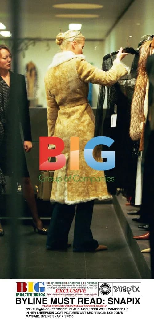 Claudia Schiffer out shopping in London
