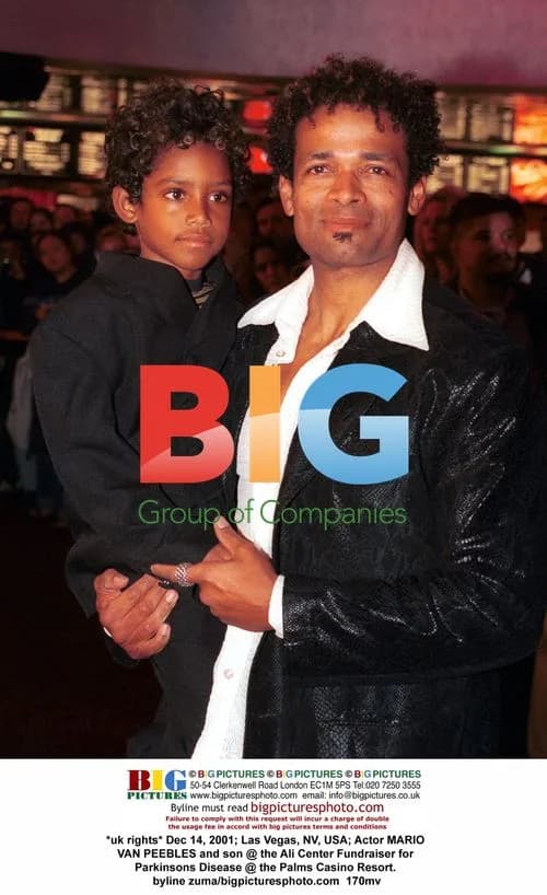 Mario Van Peebles and son at Ali Center Fundraiser