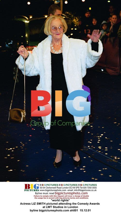LIZ SMITH at Comedy Awards in London
