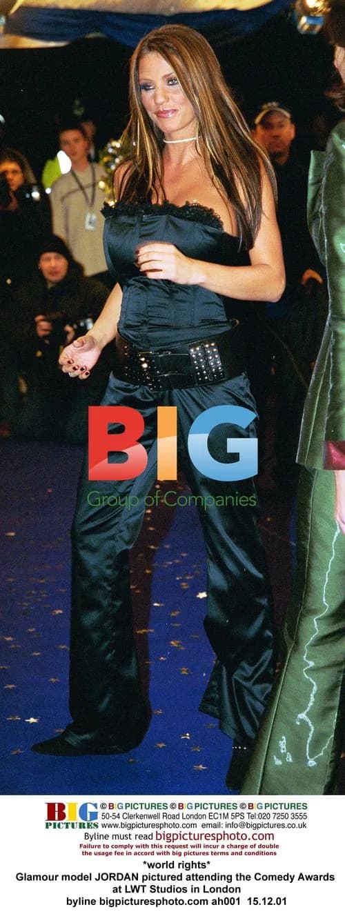 Jordan at the Comedy Awards in London