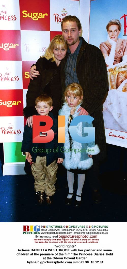 Daniella Westbrook at 'The Princess Diaries' Premiere