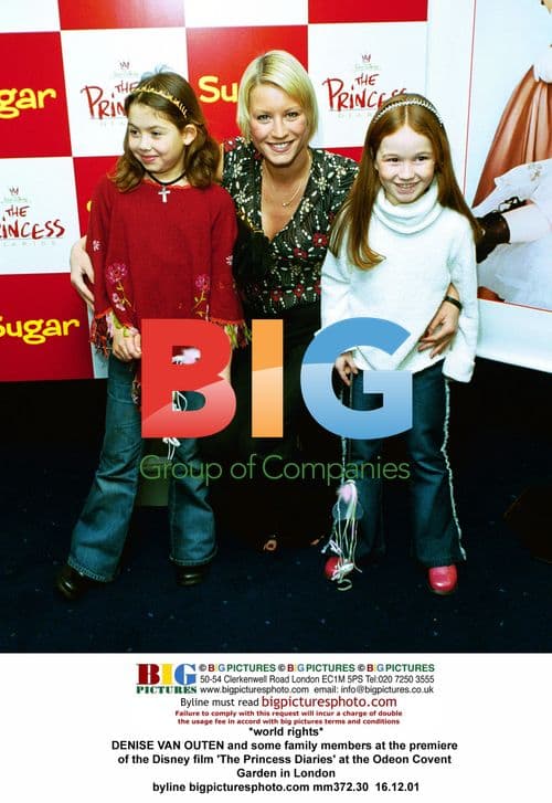 Denise Van Outen at 'The Princess Diaries' Premiere