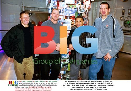 England Rugby Stars at Autograph Signing