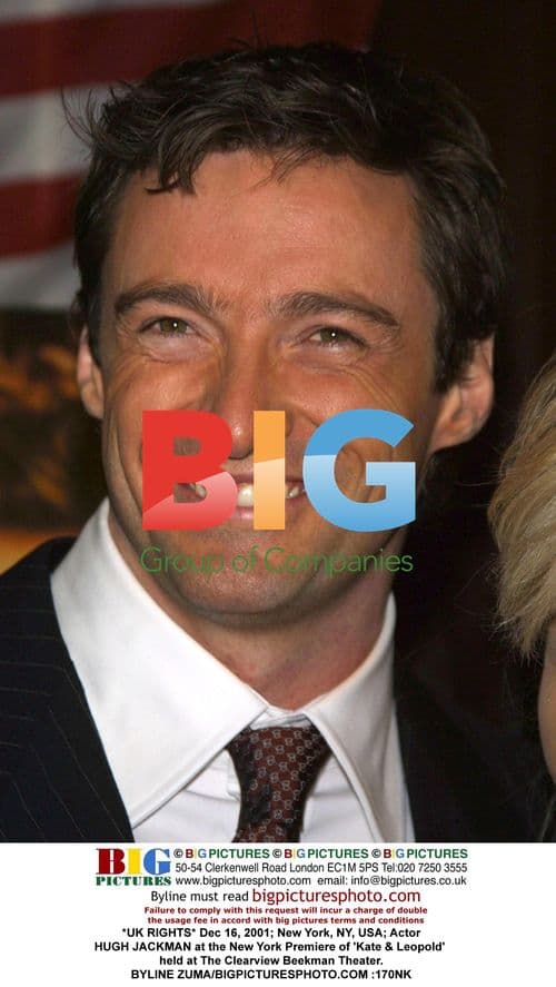HUGH JACKMAN at 'Kate & Leopold' NY Premiere