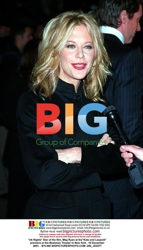 Meg Ryan at "Kate and Leopold" premiere