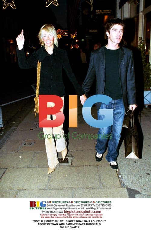 NOAL GALLAGHER out with SARA MCDONALD