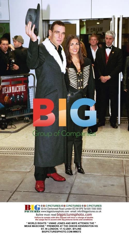 Vinnie Jones and Wife Attend 'Mean Machine' Premiere