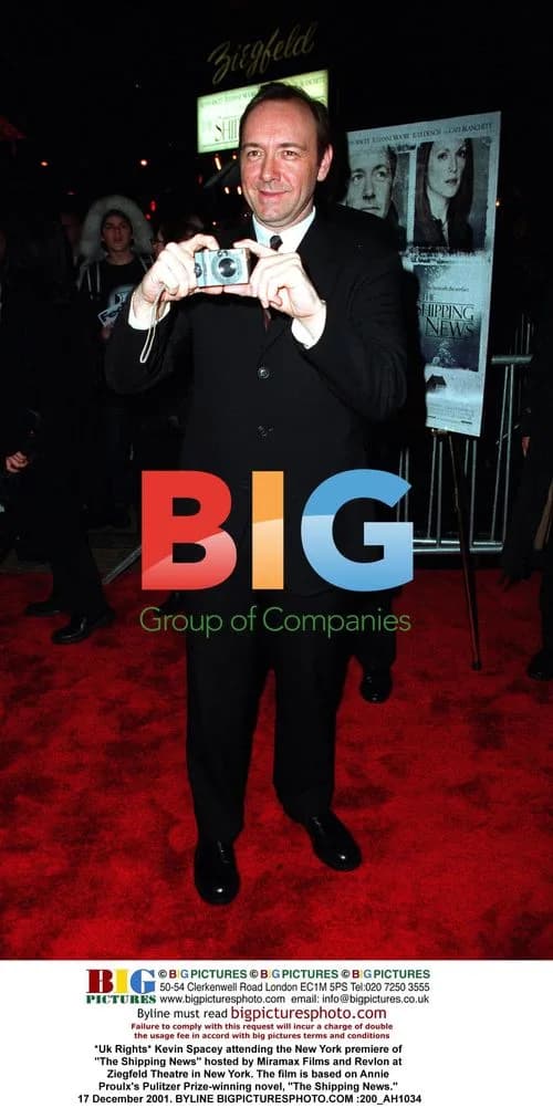 Kevin Spacey at 'The Shipping News' premiere