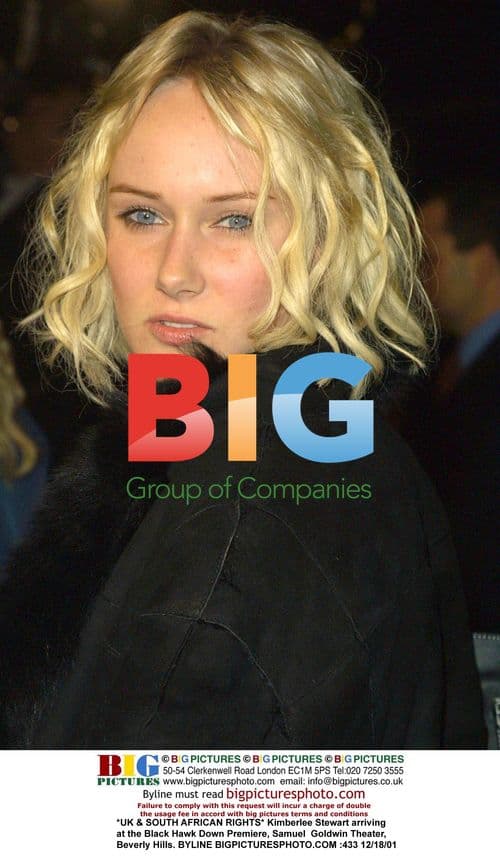 Kimberlee Stewart at Black Hawk Down Premiere